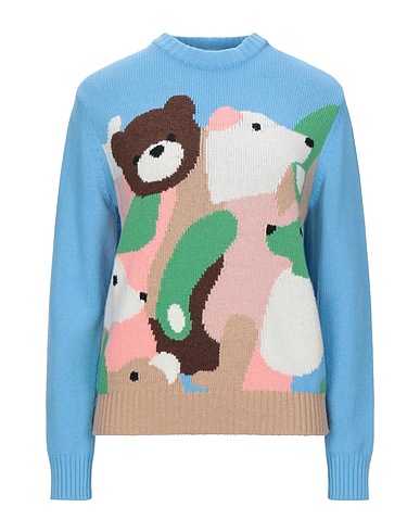 VIVETTA Sweater Sky blue 40% Wool, 25% Polyamide, 25% Viscose, 10% Cashmere, Polyester