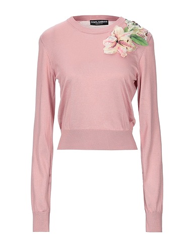 DOLCE&GABBANA Sweater Antique rose 100% Silk, Glass, Polyester