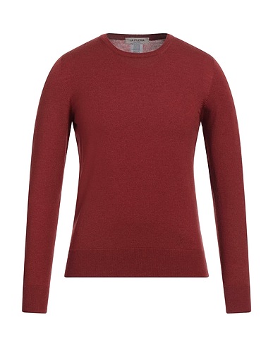 LA FILERIA Jumper Brick red 95% Merino Wool, 5% Other Fibres