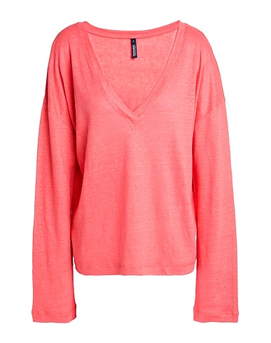 WOOLRICH Pullover Koralle 100% Leinen