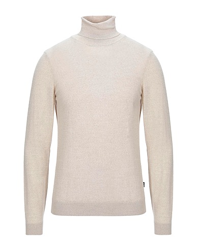 BOSS HUGO BOSS Turtleneck Beige 100% Virgin Wool