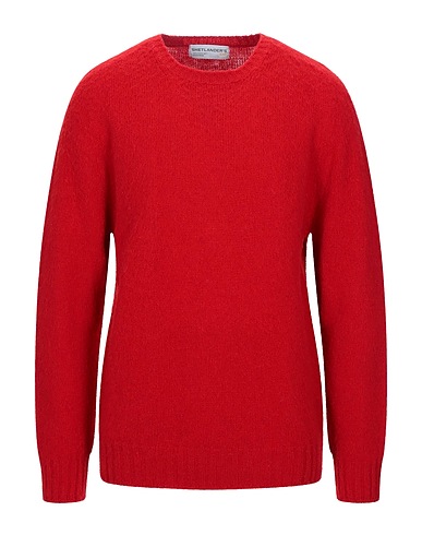 SHETLANDER'S Red 100% Virgin Wool