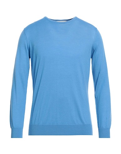 DELLA CIANA Jumper Sky blue 100% Merino Wool