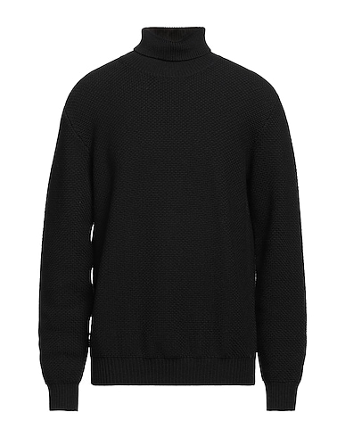ALTEA Polo neck Black 100% Virgin Wool
