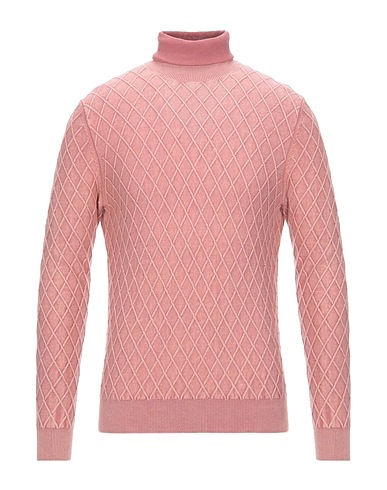 BALLANTYNE Polo neck Pink 70% Wool, 30% Cashmere