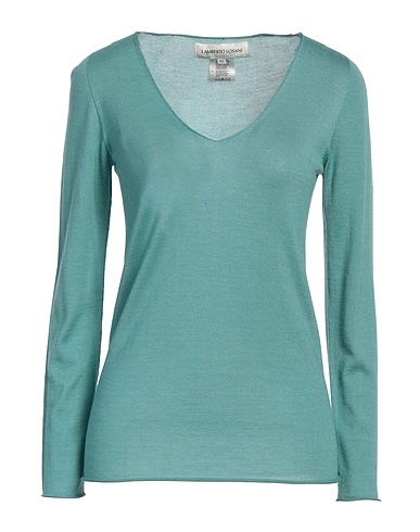 LAMBERTO LOSANI Cashmere blend Light green 70% Cashmere, 30% Silk