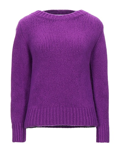 FABIANA FILIPPI Jumper Purple 83% Virgin Wool, 14% Polyamide, 3% Elastane, Ecobrass