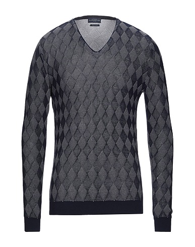 BALLANTYNE Sweater Midnight blue 63% Cotton, 30% Silk, 7% Polyamide