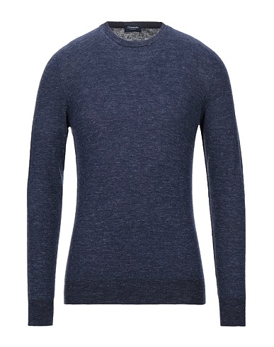 DRUMOHR Jumper Blue 53% Wool, 24% Silk, 23% Linen