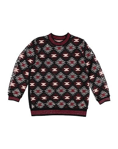 PINKO UP Sweatshirt Burgundy 100% Polyester, Cotton