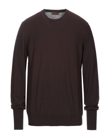 Alpha Studio Sweaters In Dark Brown
