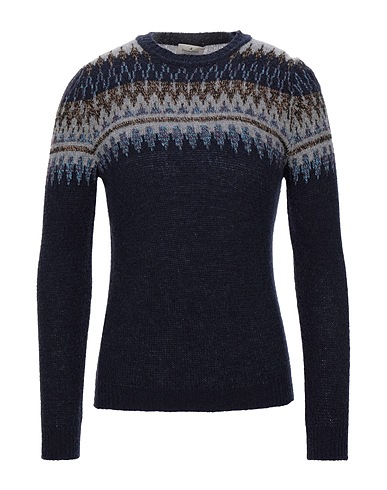 BROOKSFIELD Pullover Blu notte 85% Lana Vergine, 15% Poliammide
