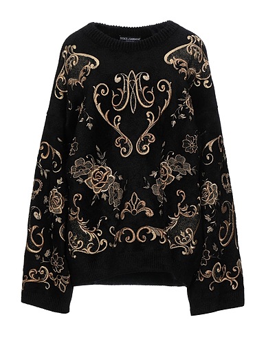 DOLCE&GABBANA Pullover Schwarz 59% Schurwolle, 28% Viskose, 13% Polyamid