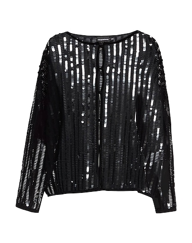 EMPORIO ARMANI Jumper Black 89% Viscose, 6% Polyamide, 5% Polyester