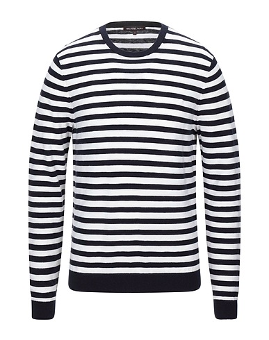 MICHAEL KORS MENS Jumper Midnight blue 95% Cotton, 5% Cashmere