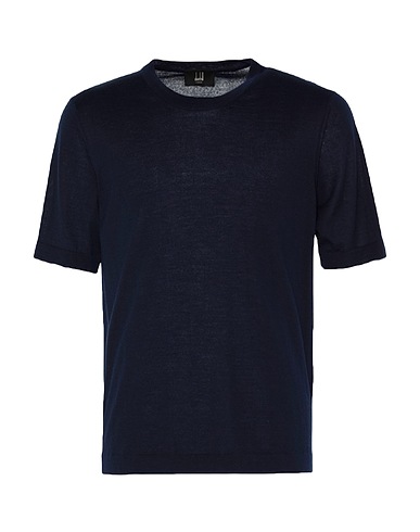 DUNHILL Cashmere blend Midnight blue 100% Cashmere