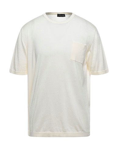 ROBERTO COLLINA Sweater Ivory 60% Cotton, 40% Viscose