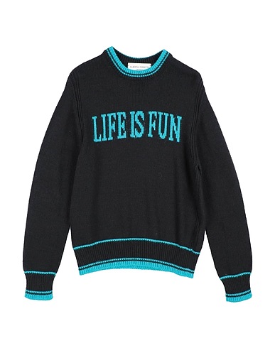 ALBERTA FERRETTI Jumper Black 75% Acrylic, 10% Wool, 10% Viscose, 5% Alpaca wool