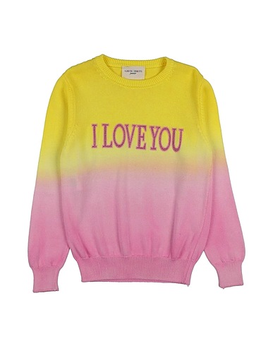 ALBERTA FERRETTI Jumper Yellow 100% Cotton