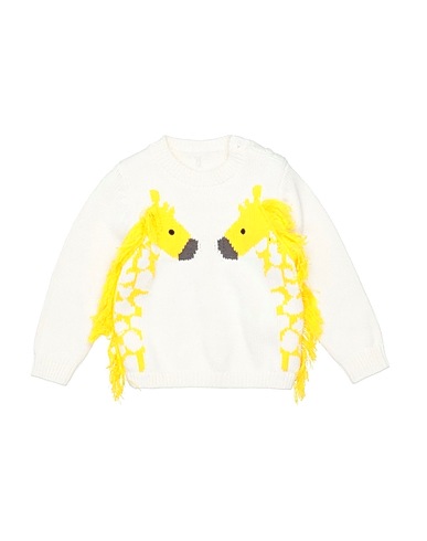 STELLA McCARTNEY KIDS Jumper Ivory 95% Cotton, 5% Wool