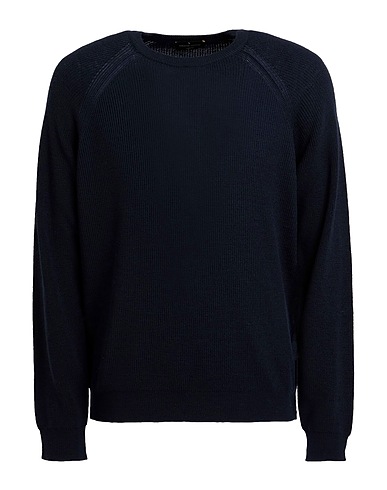 ROBERTO COLLINA Pullover Blu notte 100% Cotone