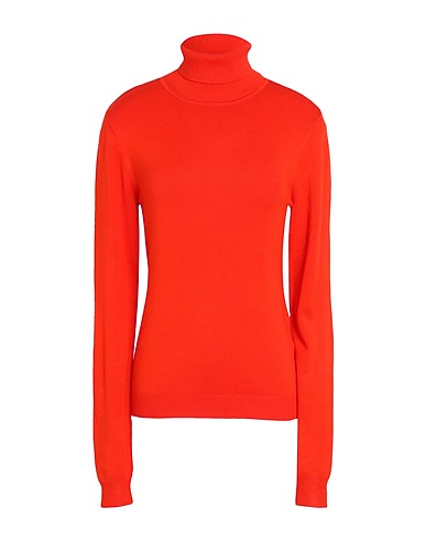VERO MODA Turtleneck Orange 80% Livaeco by Birla Cellulose™, 20% Nylon