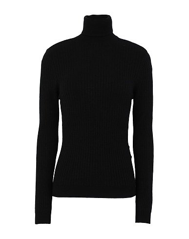 ONLY Polo neck Black 80% Viscose, 20% Nylon