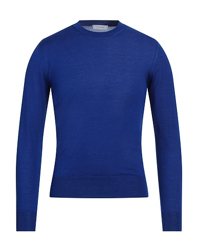 CRUCIANI Maglia in Cachemire Blu china 70% Cachemire, 30% Seta