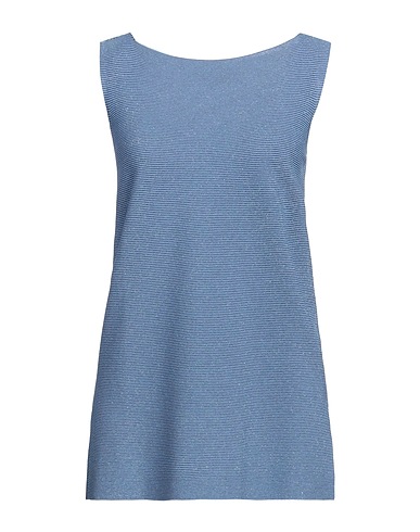 D.EXTERIOR Jumper Slate blue 72% Viscose, 21% Polyester, 7% Metallic Polyester