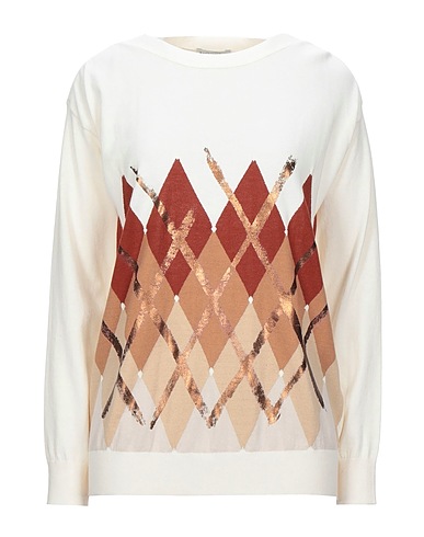 BALLANTYNE Pullover Beige 85% Cotone, 15% Cachemire