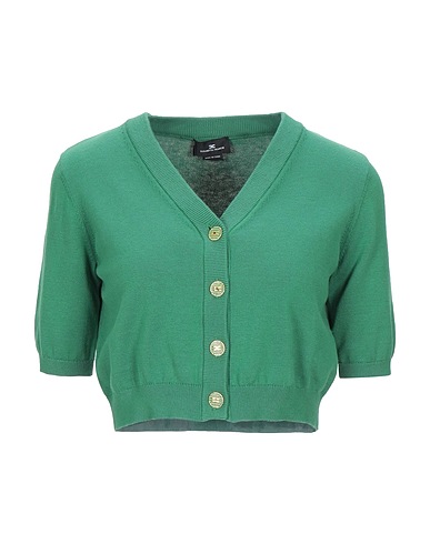 ELISABETTA FRANCHI Cardigan Verde 100% Cotone