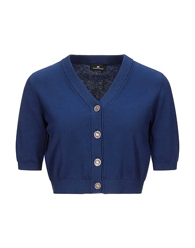 ELISABETTA FRANCHI Cardigan Midnight blue 100% Cotton