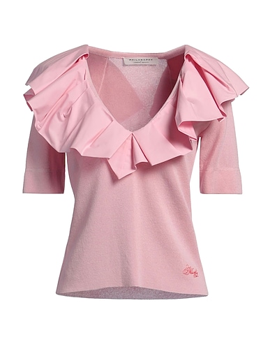 PHILOSOPHY di LORENZO SERAFINI Pullover Rosa 84% Viscosa, 16% Poliammide, Cotone