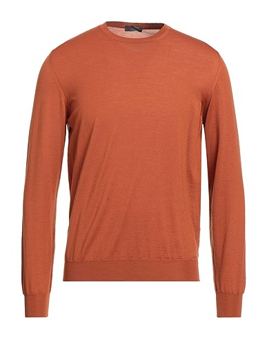 DRUMOHR Jumper MODERN MARRONE 100% Super 140s Wool