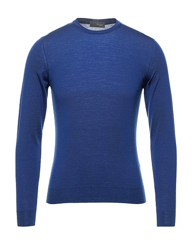 DRUMOHR Pullover Blu 100% Super 140s Lana