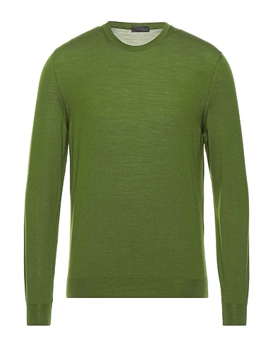 DRUMOHR Pullover MODERN VERDE MILITARE 100% Super 140s Wolle