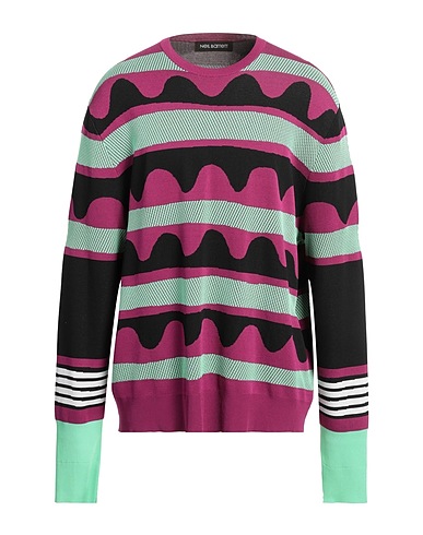 NEIL BARRETT Sweater Light green 75% Viscose, 25% Nylon