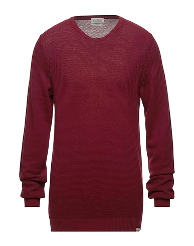 BROOKSFIELD Sweater Burgundy 100% Cotton