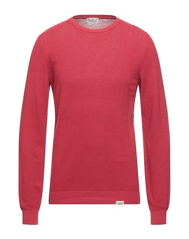 BROOKSFIELD Pullover Ziegelrot 100% Baumwolle