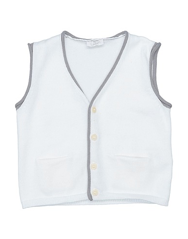 IL GUFO Cardigan White 100% Cotton