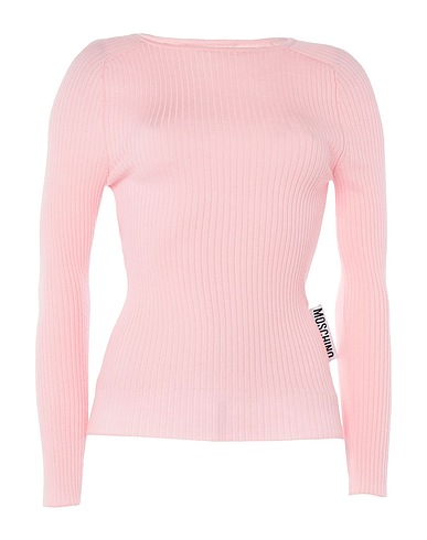 MOSCHINO Jumper Light pink 100% Virgin Wool