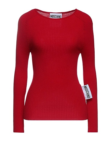 MOSCHINO Jumper Red 100% Virgin Wool