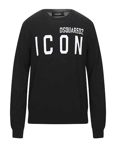 DSQUARED2 Jumper Black 100% Cotton