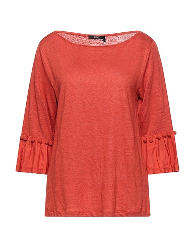 SEVENTY VENEZIA Sweater Rust 100% Linen, Acetate, Silk