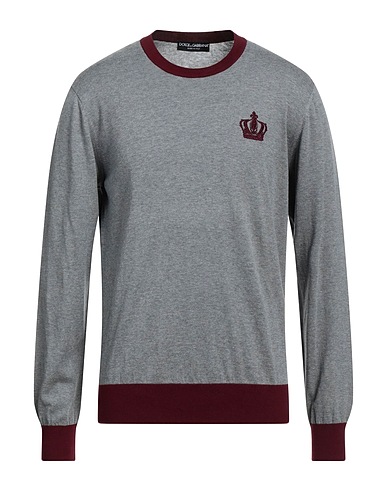 DOLCE&GABBANA Jumper Grey 100% Cotton