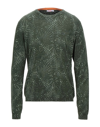 SUN 68 Jumper Military green 100% Cotton