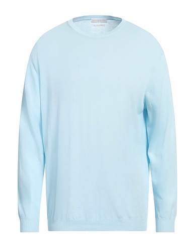 DANIELE FIESOLI Pullover Celeste 100% Cotone