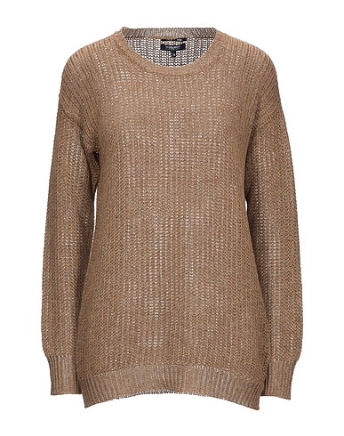 WOOLRICH Pullover Khaki 100% Leinen