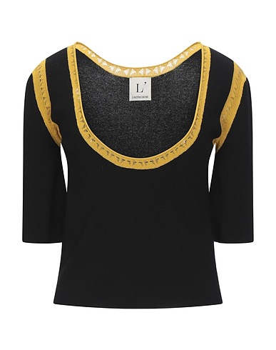 L' AUTRE CHOSE Sweater Black 90% Viscose, 10% Polyester