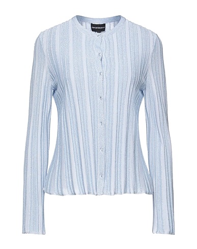 EMPORIO ARMANI Cardigan Lilla 79% Viscosa, 13% Poliestere, 8% Fibra di metallo